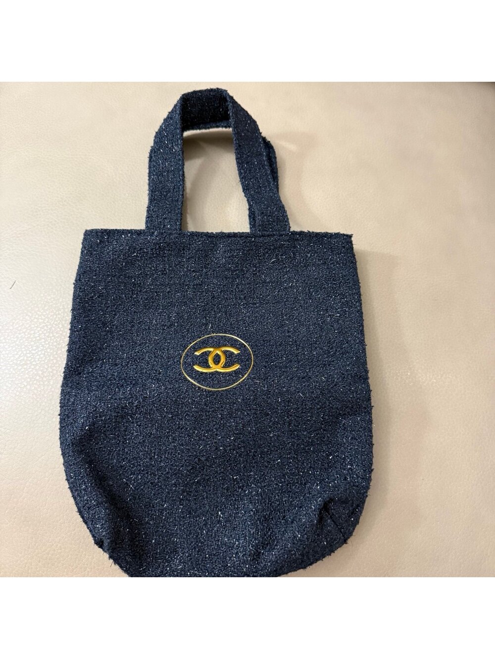 NWT Chanel Beaute VIP Navy Tote Bag Cosmetic Small Holiday Season